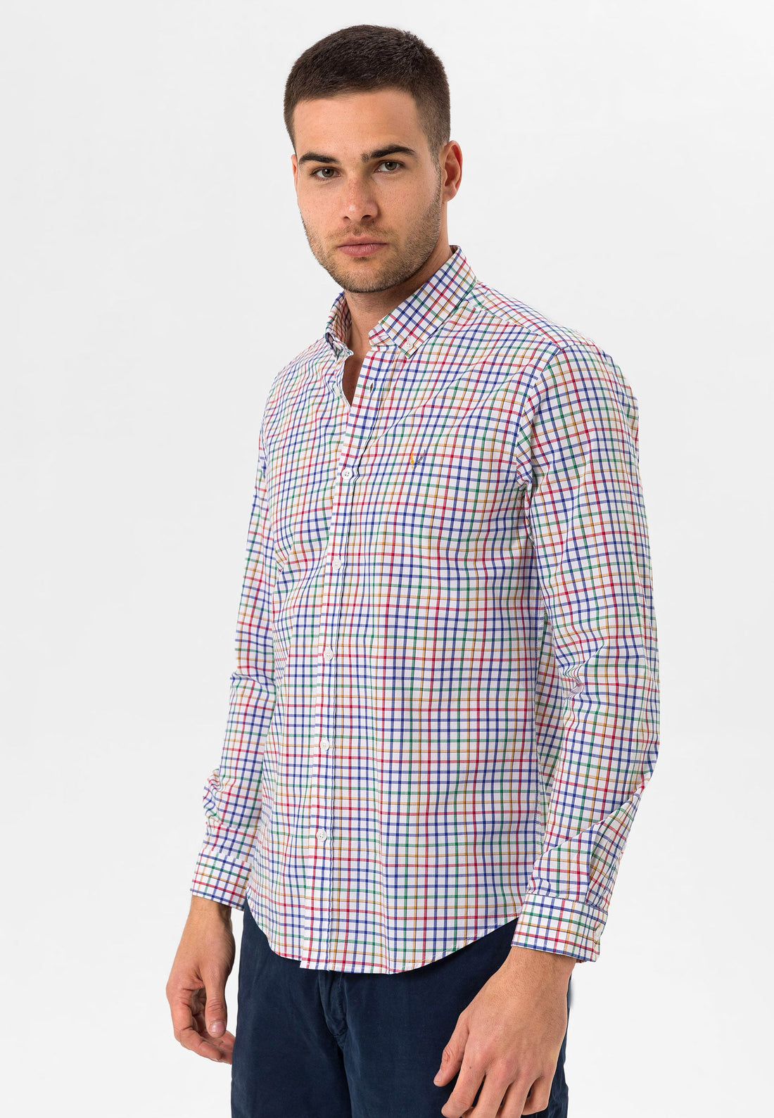 Slim Fit BLUE STRIPPED