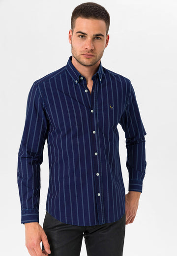 Slim Fit NAVY / BLUE STRIPPED