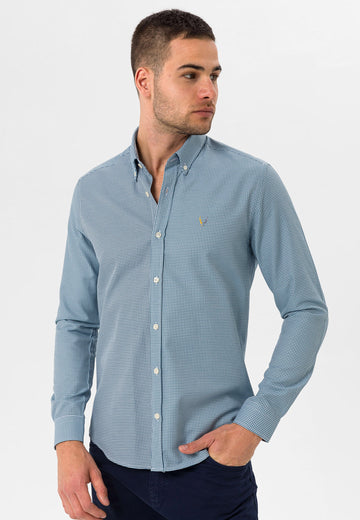 Slim Fit BLUE STRIPPED