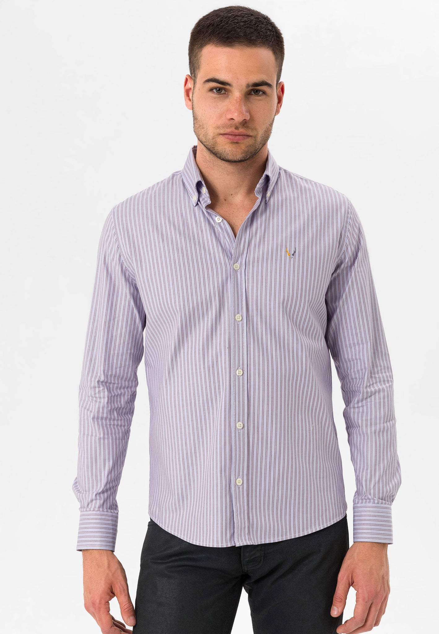 Slim Fit BLUE STRIPPED